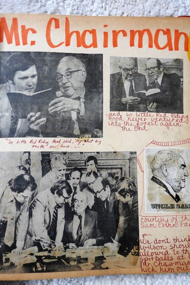 Watergate scrapbook, the chairman.